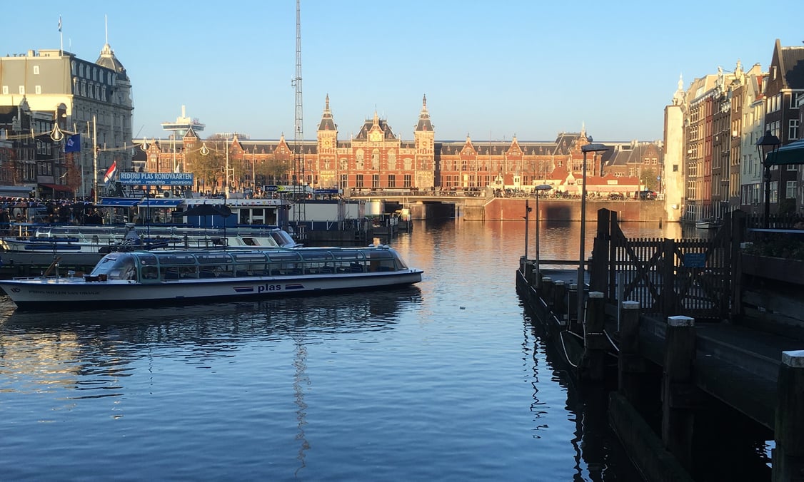 Water views in Amsterdam