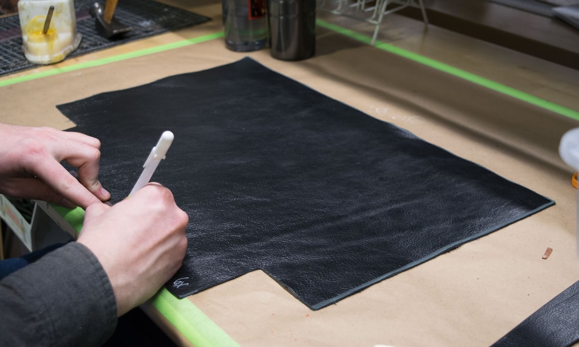 Assembling the side collars on the Zip-Top Medium Tote