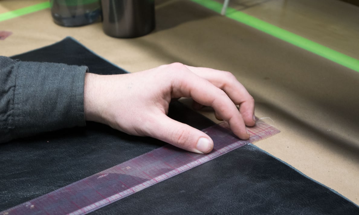 Assembling the side collars on the Zip-Top Medium Tote