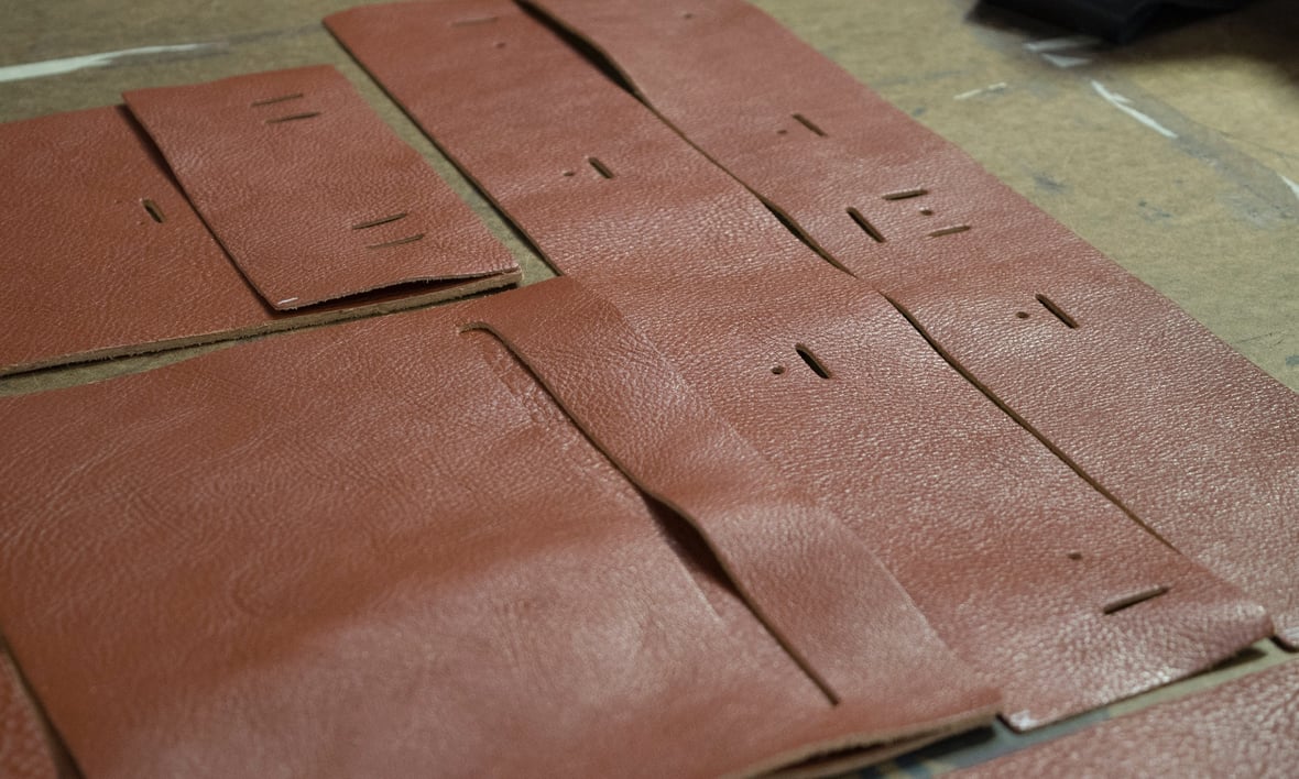 Cutting the Lotuff Leather Day Satchel