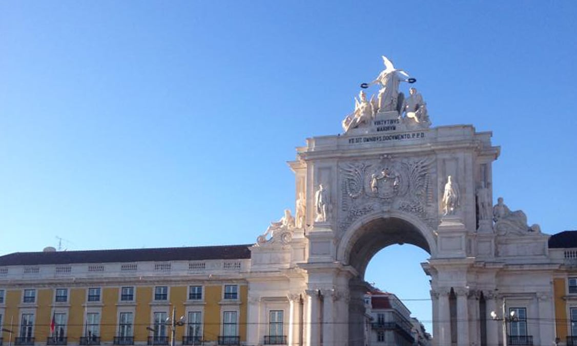 Praca do Comercio in Lisbon, Portugal