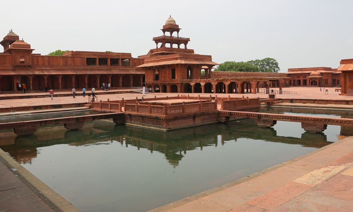 View of the Agra fort 