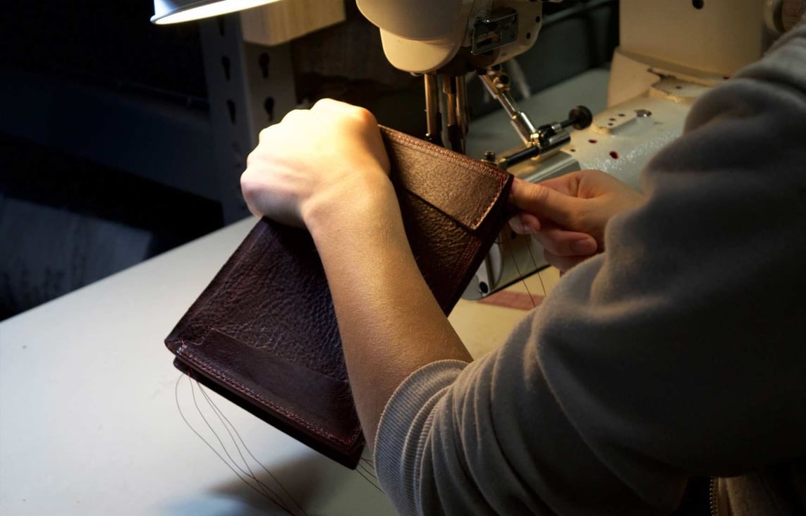 Stitching the Tripp Handbag