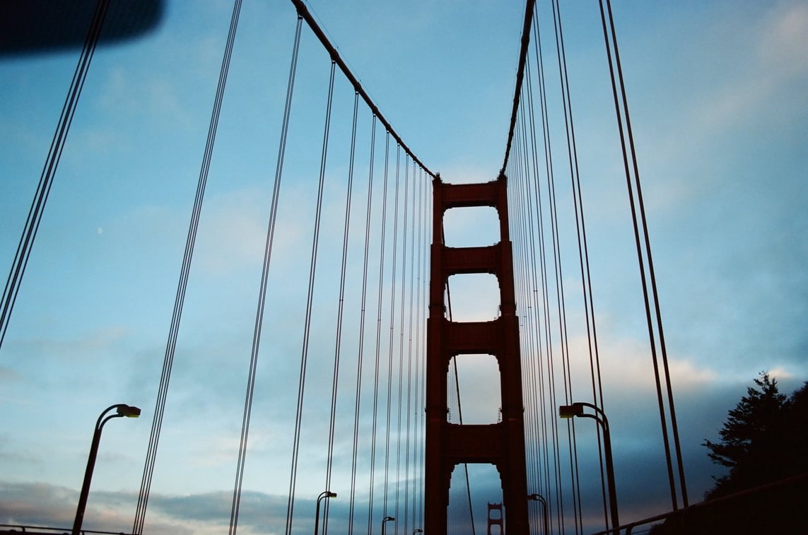 Golden Gate Bridge views in San Francisco, California