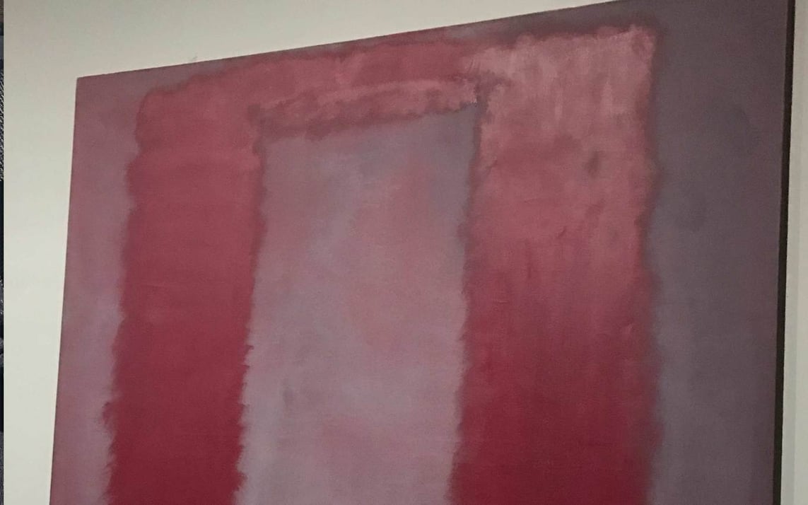 A Rothko at the Tate Modern museum in London, England