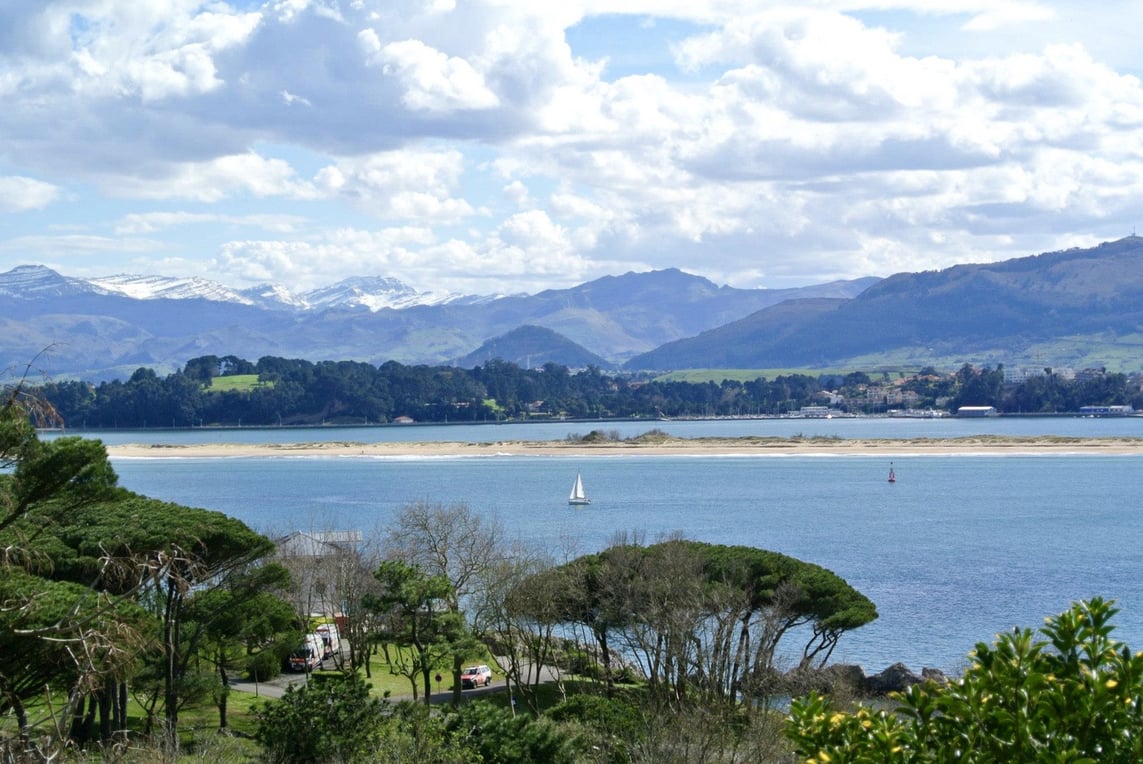 Mountain views in Santander, Spain