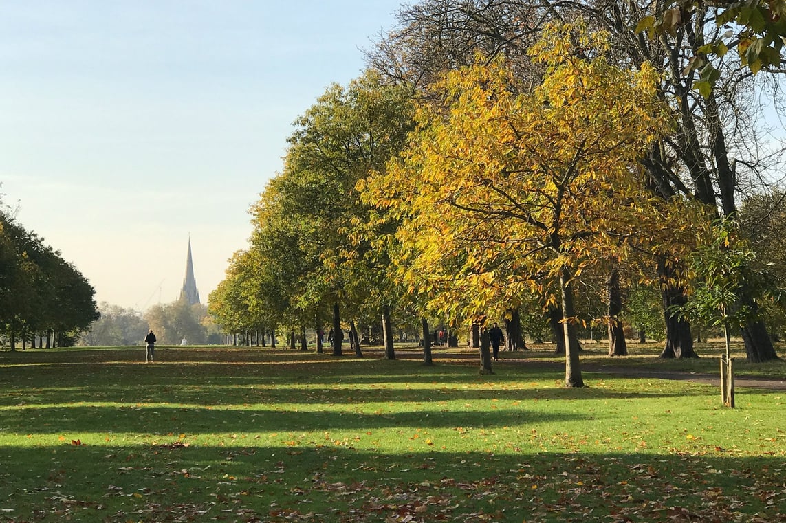 Hyde Park in London, England