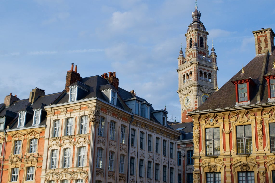 Flemish architecture in Lille, France