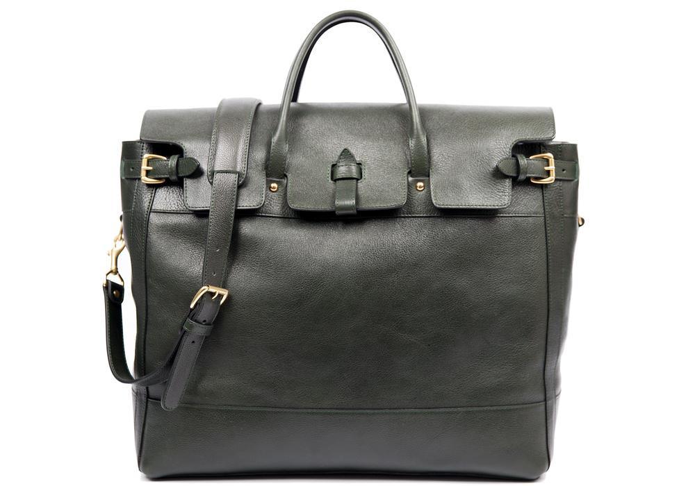 Lotuff Leather Day Tote in green