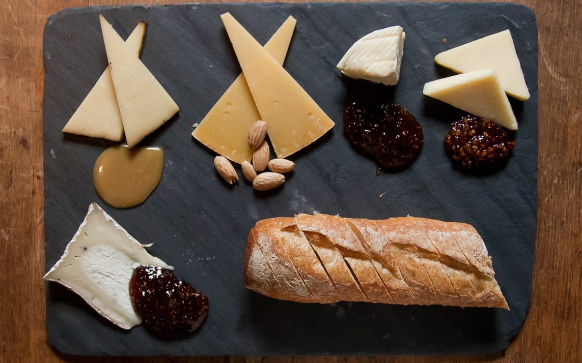 Beecher's cheese board