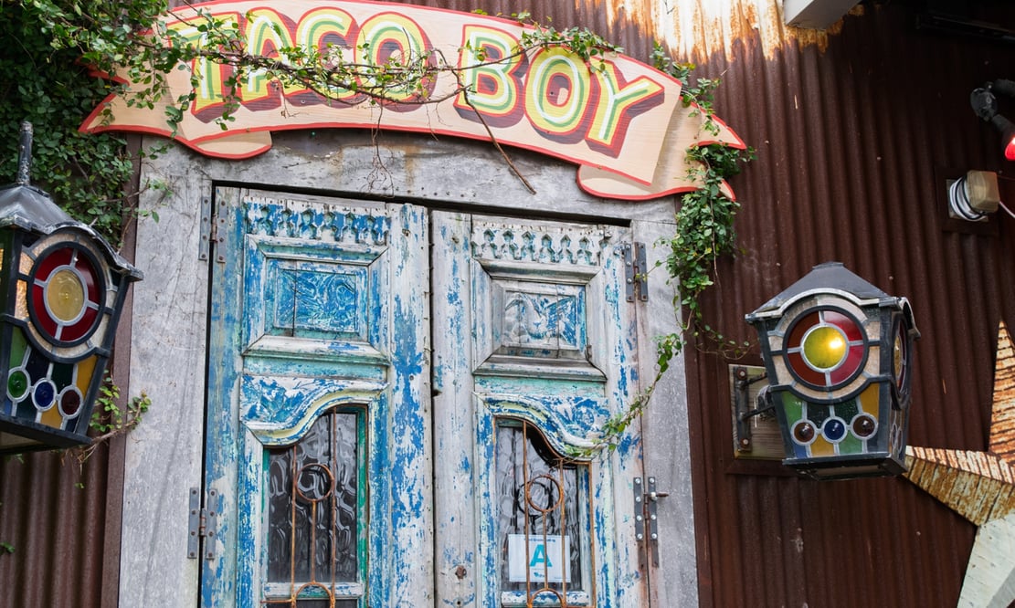 Taco Boy at Folly Beach in Charleston