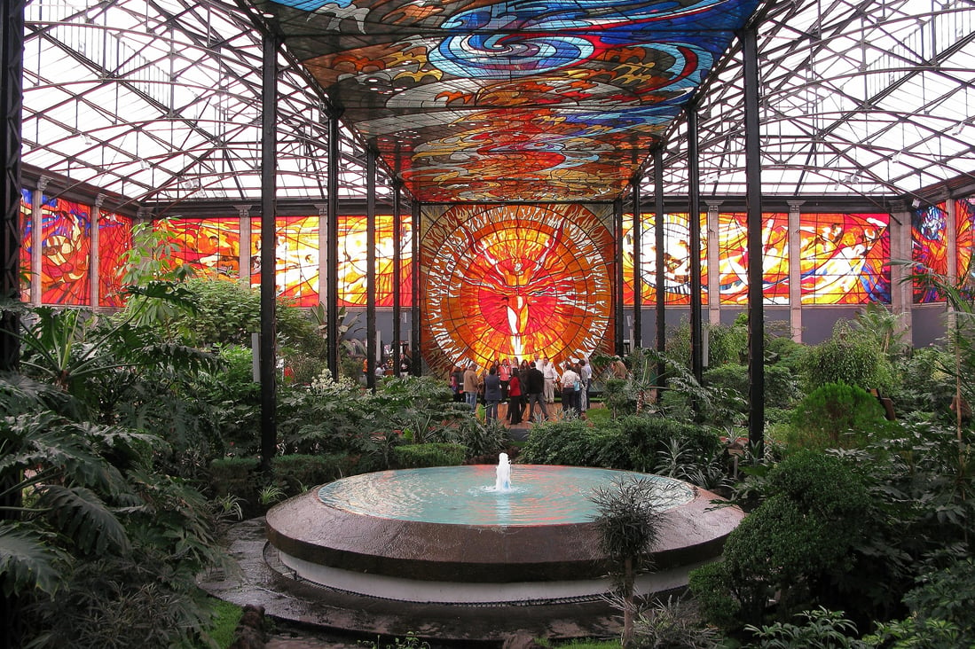 Cosmovitral Gardens and Stained Glass of Toluca, Mexico