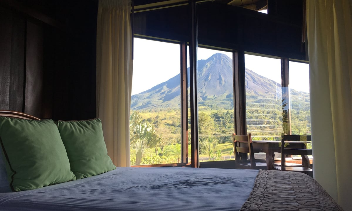 Views from Montaña de Fuego's rooms in La Fortuna, Costa Rica