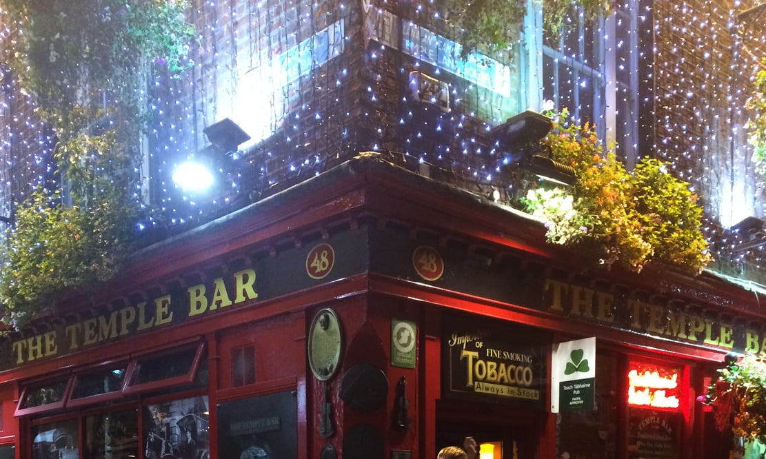 The Temple Bar in Dublin, Ireland