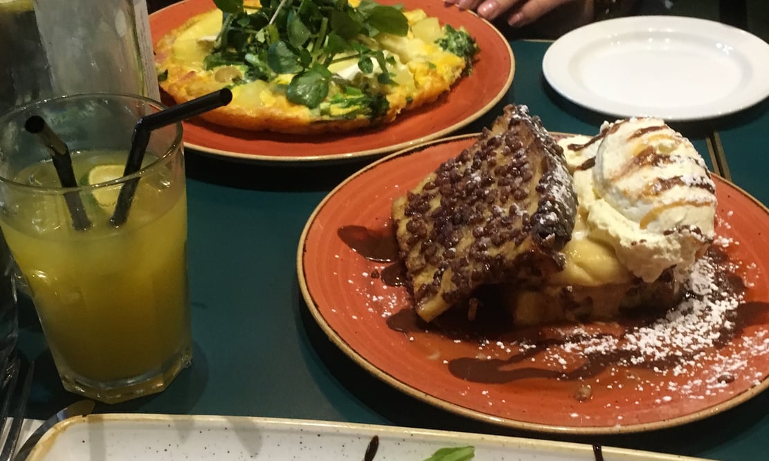 Brunch at San Lorenzo's in Dublin, Ireland Brunch at San Lorenzo's in Dublin, Ireland