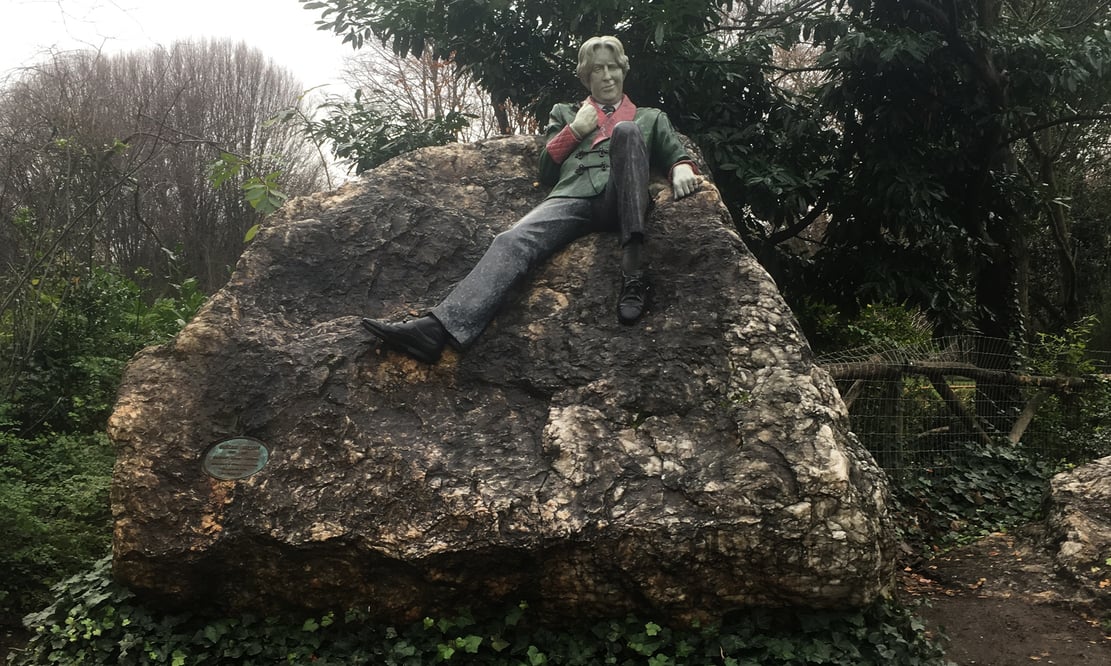 Statue of Oscar Wilde in Marion Square, Dublin