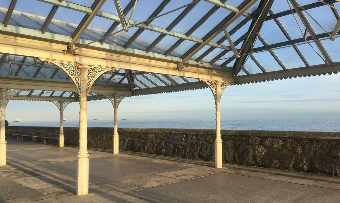 Pavilion and sea views in Dún Laoghaire, Ireland
