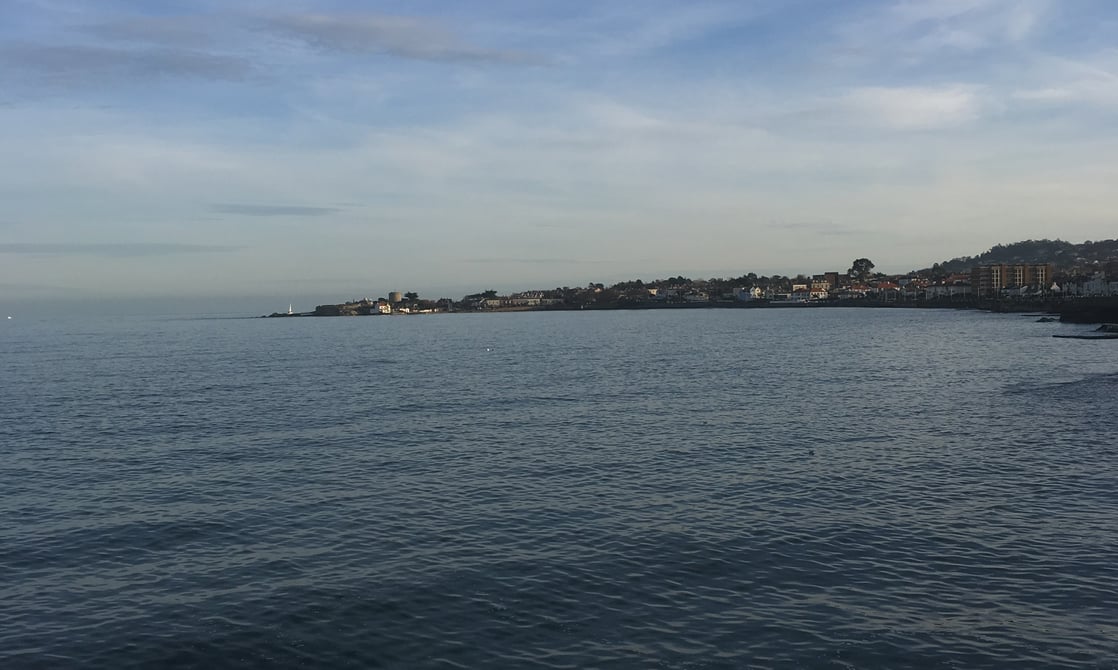 Sea views in Dún Laoghaire, Ireland