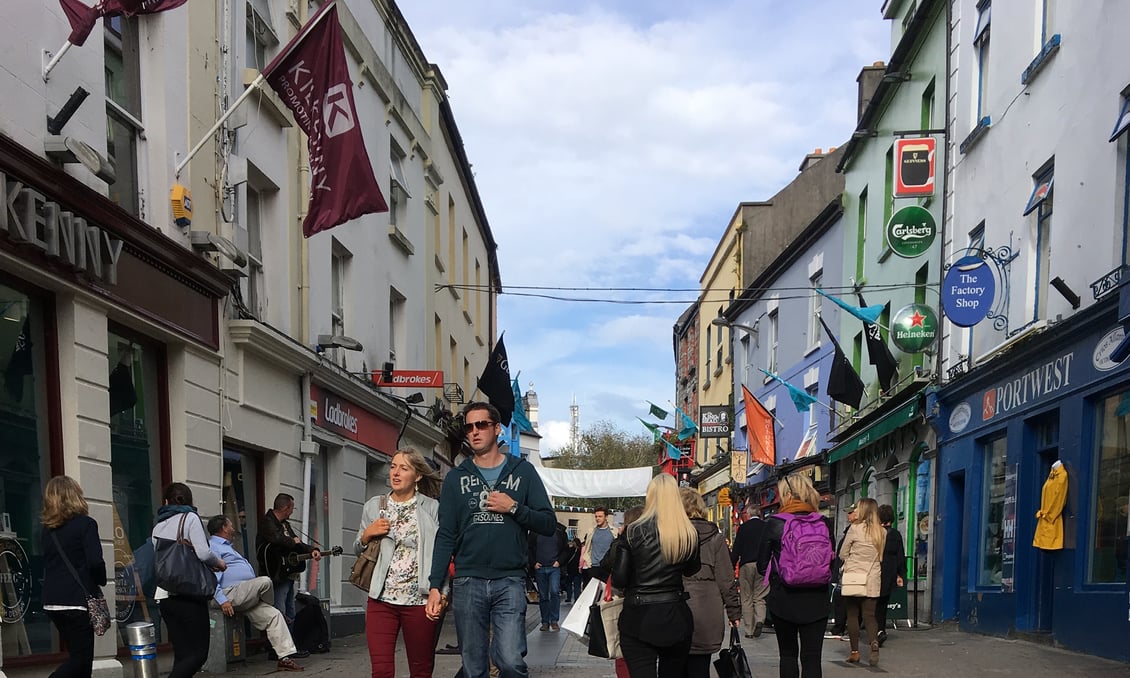 Quay Street in Galway, Ireland