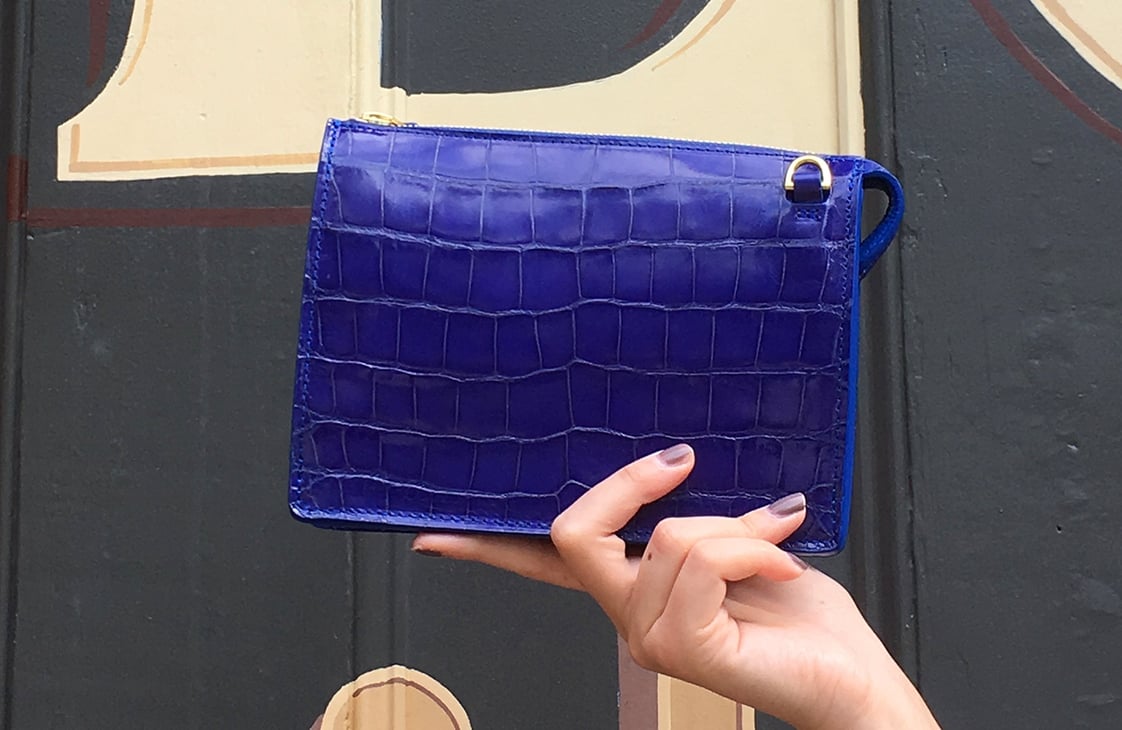 Finished Lotuff American Alligator Tripp handbag!