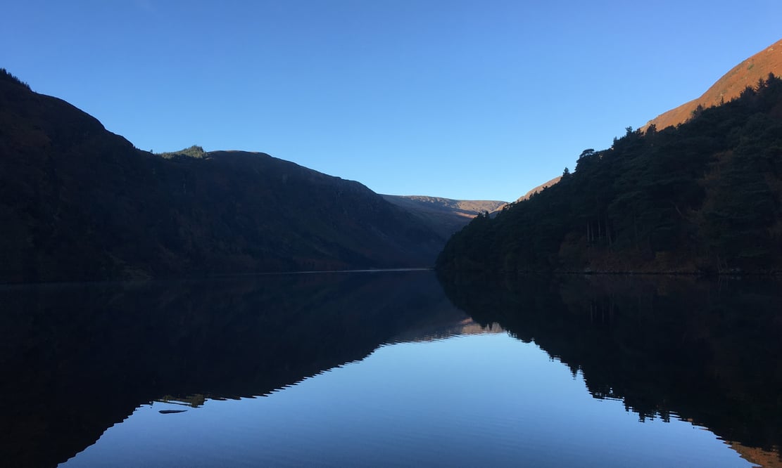 National park panoramas in Glendalough, Ireland