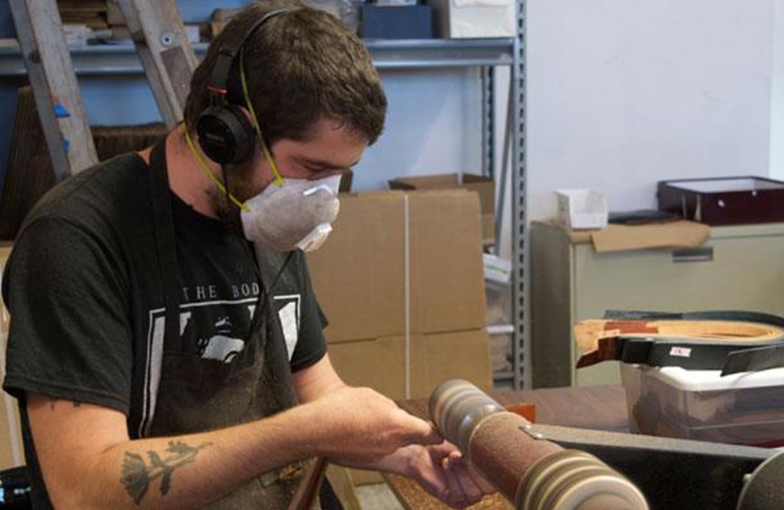 Jon working in the Lotuff studio