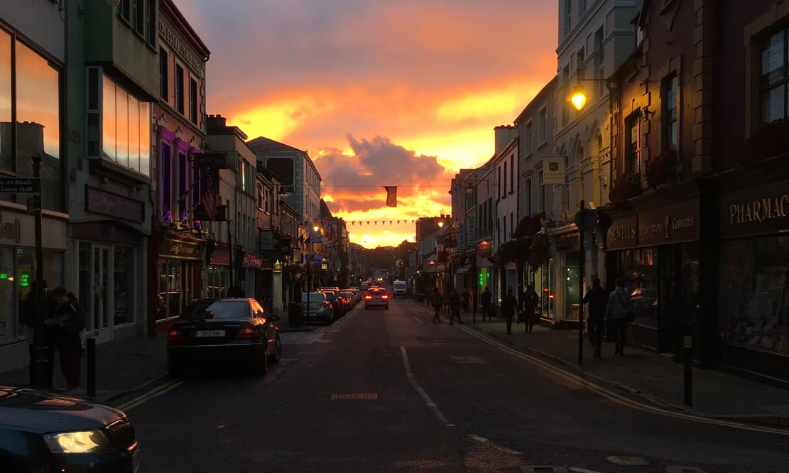 Sunset in Killarney, Ireland