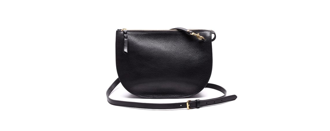 Lotuff Leather Luna handbag in black