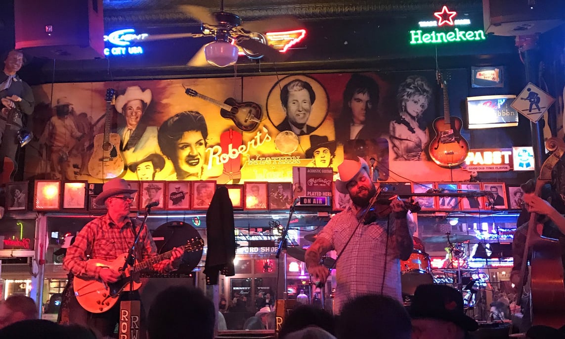 Live music in Nashville, Tennessee