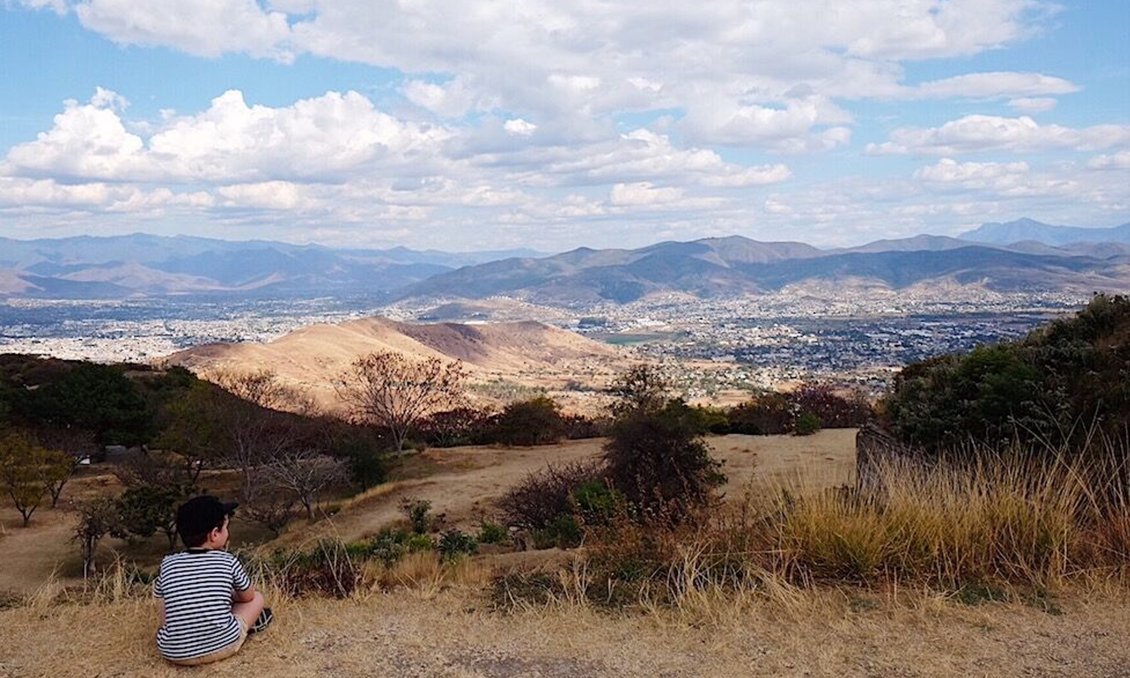 Taking in the Oaxaca views