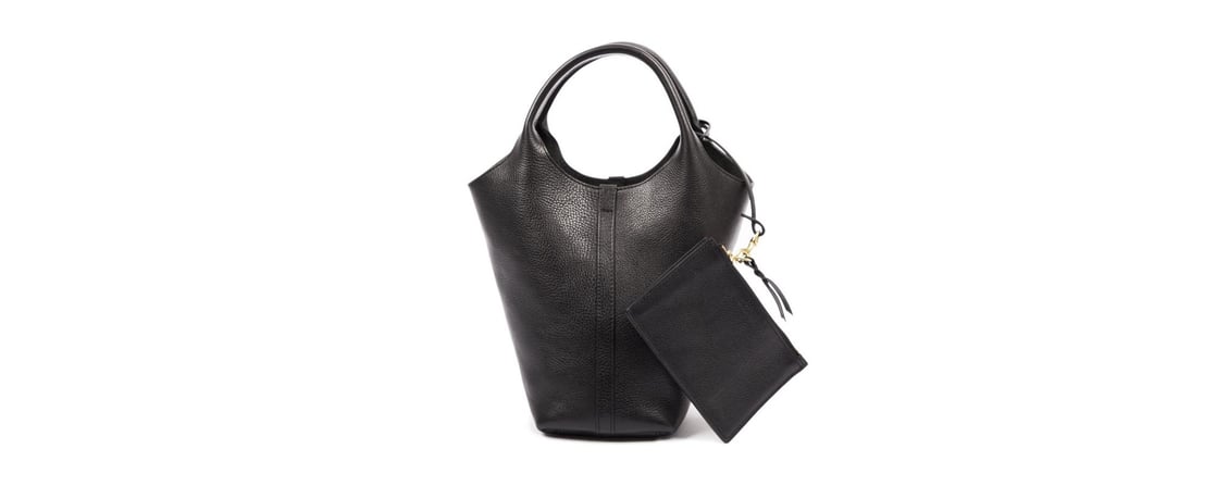 Lotuff Leather One-Piece bag in black