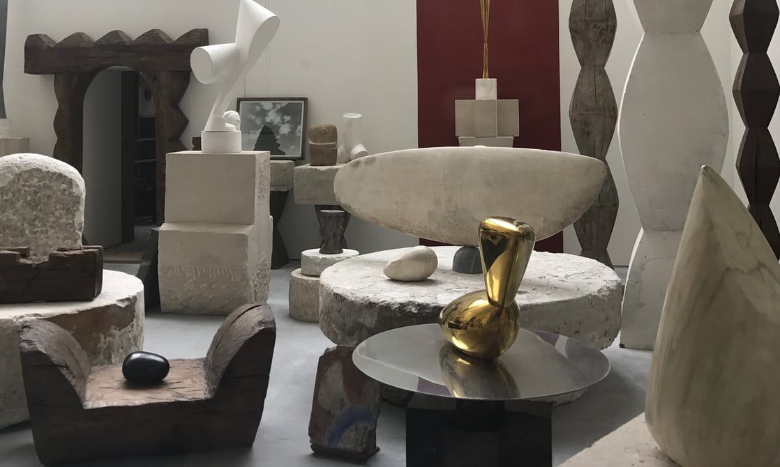 Sculptures at the Pompidou's Atelier Brancusi