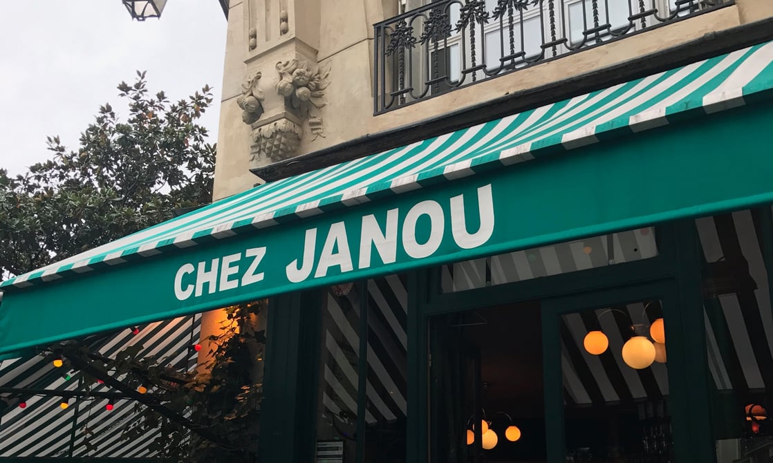 Chez Janou restaurant in Paris