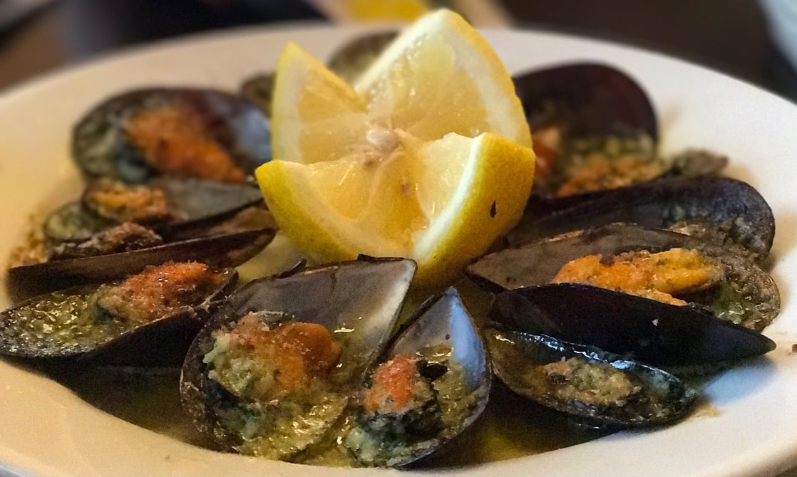 Provençal-style mussels at Chez Janou in Paris