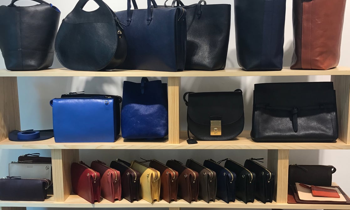 Lotuff Leather showroom SS18 collection 