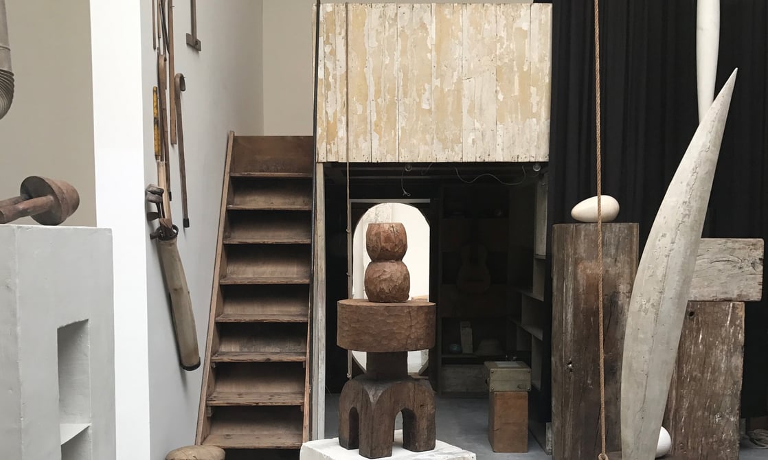 Sculptures at the Pompidou's Atelier Brancusi