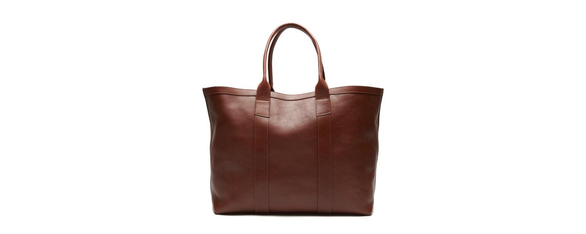 Lotuff Leather Working Tote in chestnut