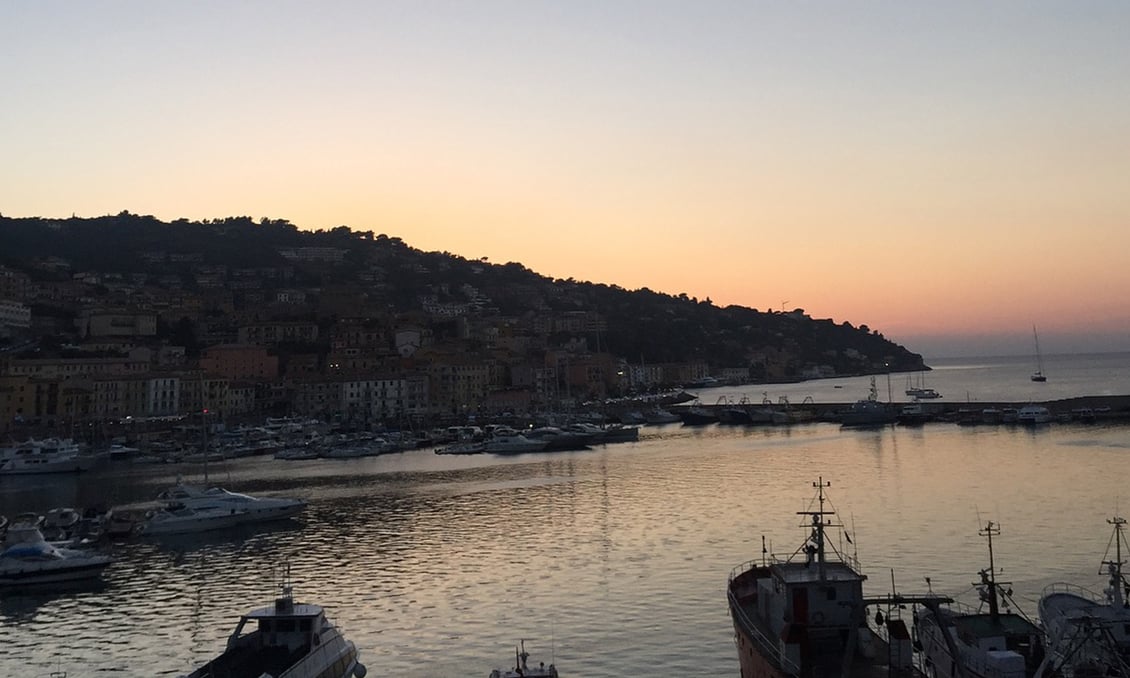 Sunset over Monte Argentario